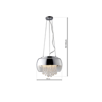 Milagro - Lampa Wisząca LUNA 3xE14 LED