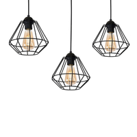 Milagro - Lampa wisząca COLIN BLACK 3xE27