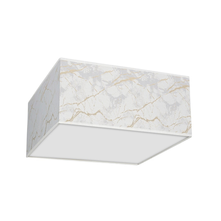 Milagro - Lampa sufitowa SENSO White/Gold kwadrat 2xE27