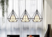 Lampa Loft Diament x3 Prosta
