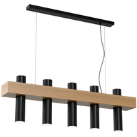 Milagro - Lampa wisząca WEST BLACK 5xGU10