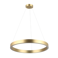 Lampa wisząca Midway Triangle złota LED 3000K