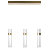 Lampa wisząca Ambiente 3 złota LED CCT
