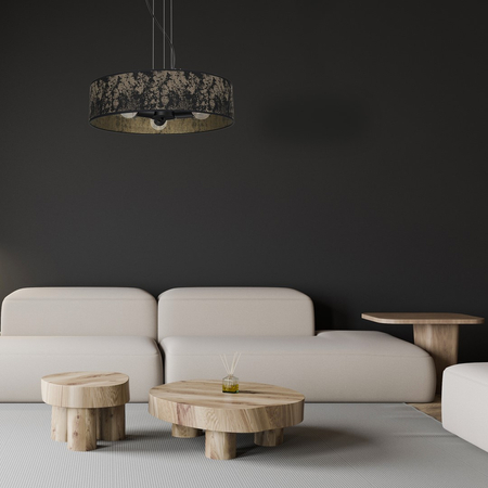 Milagro - Lampa Wisząca SATINO GOLD 3xE27