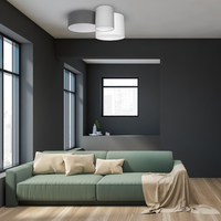 Milagro - Lampa sufitowa STAN GREY 3xE27