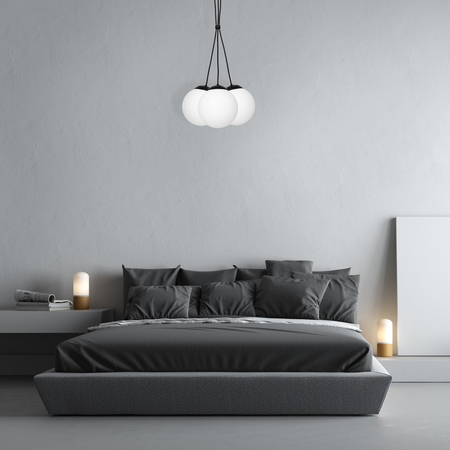 Milagro - Lampa wisząca LIMA BLACK 3xE14