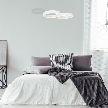 Milagro - Lampa wisząca INFINITY WHITE 60W LED