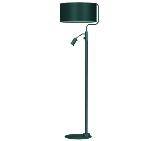 Milagro - Lampa stojąca VERDE GREEN 1xE27 + 1x mini GU10