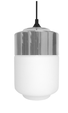 Candellux - Masala 17 Lampa Wisząca 1X60W E27 Biały Z Chromowaną Nakładką