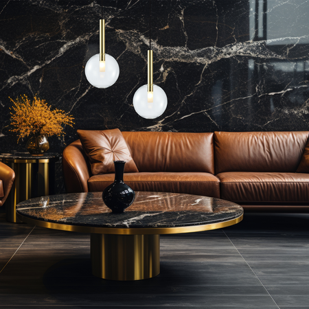 Milagro - Lampa wisząca NIKO GOLD 1xG9 fi 200
