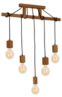 Milagro - Lampa Wisząca JACK 5xE27 Dąb
