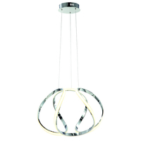 Milagro - LAMPA WISZĄCA GLOBE BLACK 50W LED
