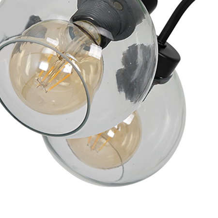 Milagro - Lampa sufitowa SOFIA CLEAR 5xE27