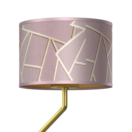 Milagro - Kinkiet ZIGGY PINK Gold/Pink 1xE27 + 1x mini GU10