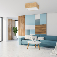 Milagro - Lampa sufitowa CORK White/Cork 3xE27