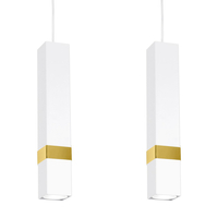 Milagro - Lampa wisząca VIDAR WHITE/GOLD 3xGU10