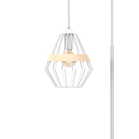 Milagro - Lampa stojąca CLIFF WHITE 1xE27